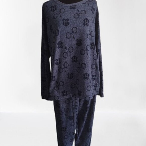 Wizarding World Harry Potter Women's Draw String PJ Top & Matching Bottoms - Picture 2 of 12